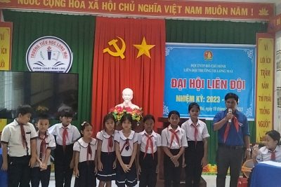 Đại hội Liên đội trường TH Long Mai 2023-2024