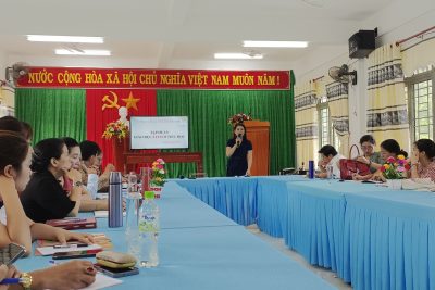 Tập huấn lồng ghép giáo dục STEM tại TH Thanh An