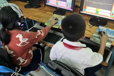 HS tham gia thi IOE cấp trường 2023-2024